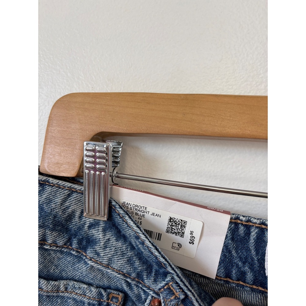 New Garage Droit Années 90 '90s Straight Jeans – Cyrus Blue – Size 9/29 - Picture 4 of 6